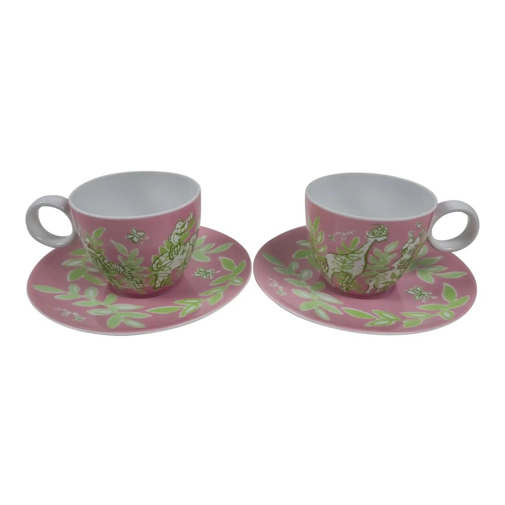 Rosenthal Floral Teacup Set Lily Pulitzer 2 sets